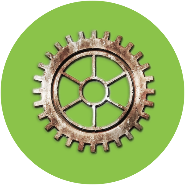 Gear image - Green circle